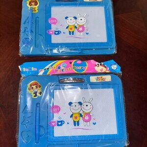 Blue Drawing and Writing Board Set-2 available as a bundle for $7.00 for both